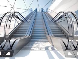 Vertical transportation, Elevators, Escalators.