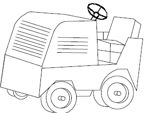 Industrial tractor Industrial tractor